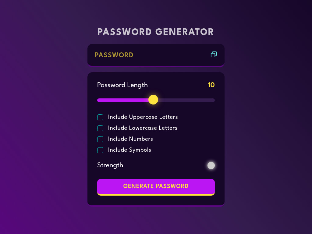 Password Generator Preview